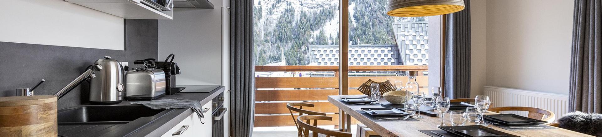 Ski verhuur Appartement 3 kamers 6 personen (Premium) - Résidence Terresens Le Saphir - Vaujany - Appartementen