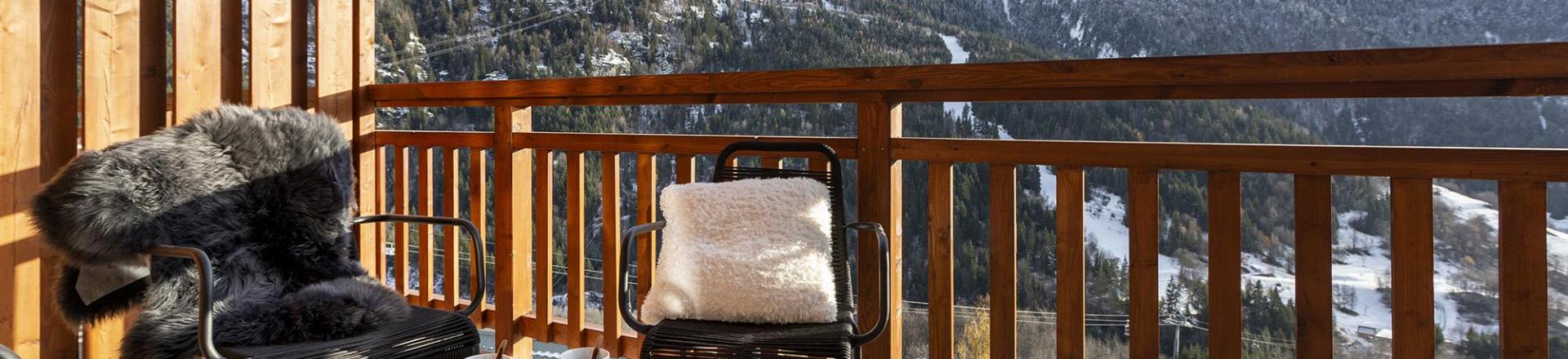 Soggiorno sugli sci Résidence Terresens Le Saphir - Vaujany - Balcone