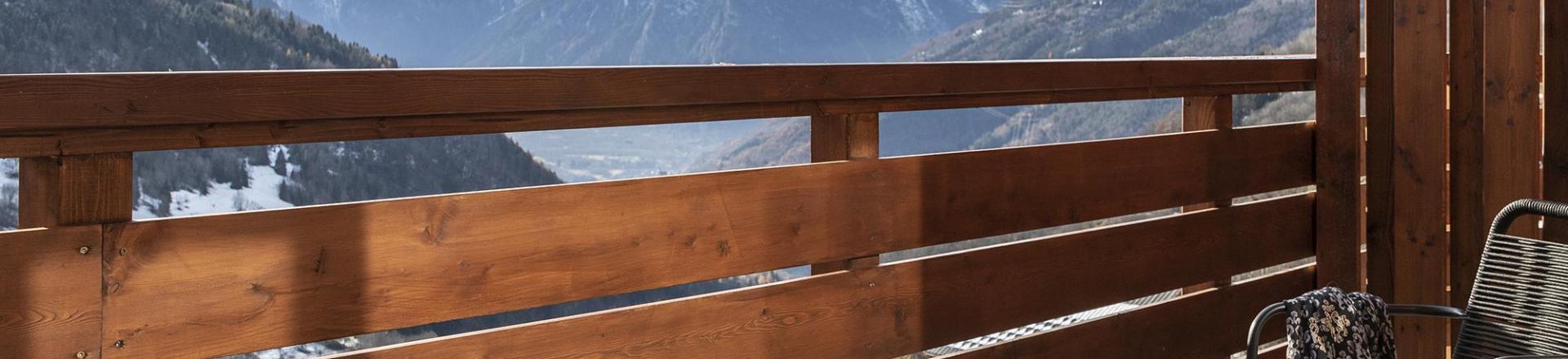 Skiverleih Résidence Terresens Le Saphir - Vaujany - Balkon