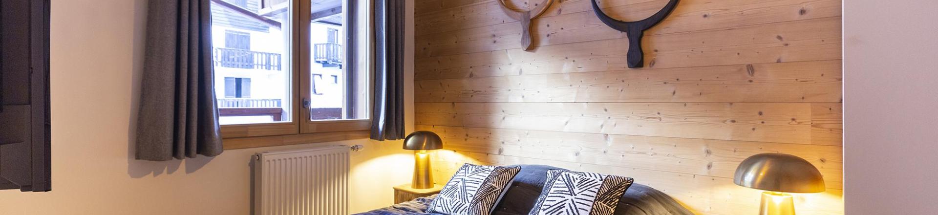 Skiverleih Wohnung 2 Zimmer Kabine 4-6 Personen - Résidence Terresens Le Saphir - Vaujany - Schlafzimmer