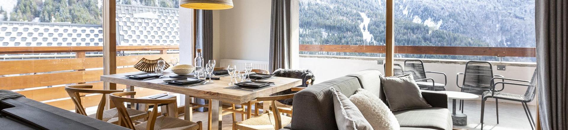 Skiverleih Résidence Terresens Le Saphir - Vaujany - Wohnzimmer