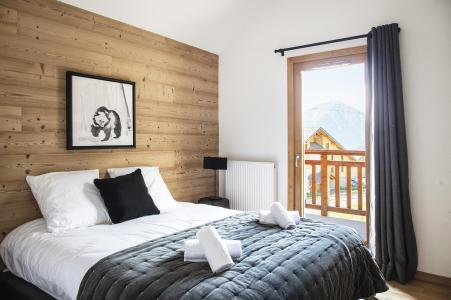 Аренда на лыжном курорте Résidence les Edelweiss - Vaujany - Двухспальная кровать