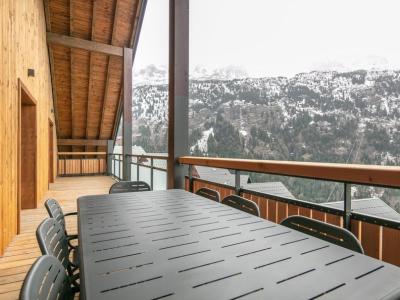 Location au ski Appartement 4 pièces 8 personnes (PMR) - Résidence Les Hauts de Vaujany - Vaujany - Balcon