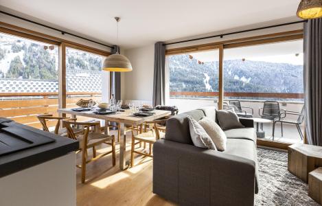 Location au ski Résidence Terresens Le Saphir - Vaujany - Séjour