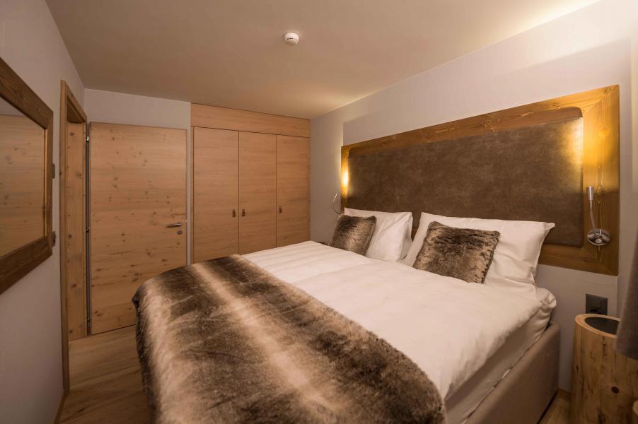 Аренда на лыжном курорте Résidence Swisspeak Resorts Vercorin - Vercorin - Двухспальная кровать