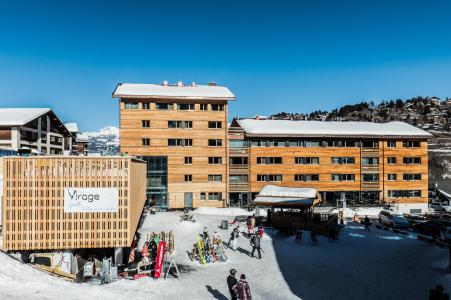 Vacances en montagne Résidence Swisspeak Resorts Vercorin - Vercorin - Extérieur hiver