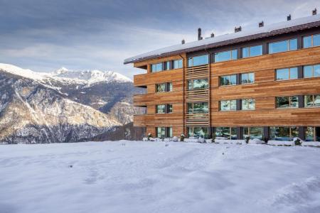 Ski verhuur Résidence Swisspeak Resorts Vercorin - Vercorin - Buiten winter