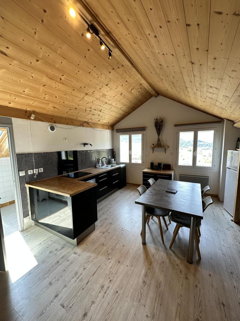 Ski verhuur Appartement 3 kamers 8 personen - L'Abbé Ravaud - Villard de Lans - Woonkamer