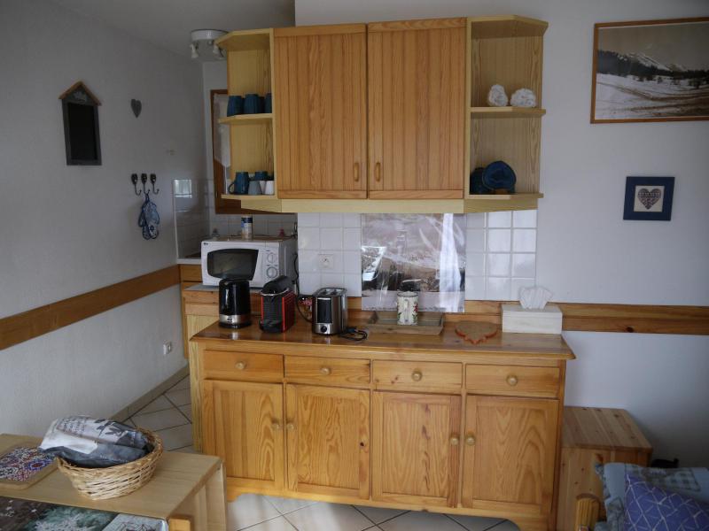 Skiverleih 2-Zimmer-Holzhütte für 4 Personen (D) - Résidence la Bourne - Villard de Lans - Küche