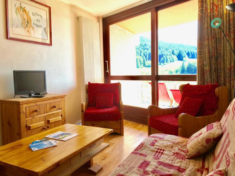 Ski verhuur Appartement 3 kamers 8 personen (E31) - Résidence les Aloubiers - Villard de Lans - Woonkamer