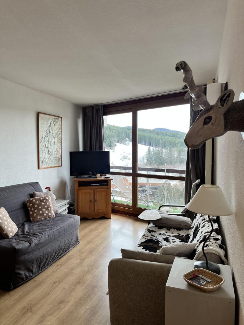 Rent in ski resort 2 room apartment cabin 6 people (K76) - Résidence les Arolles - Villard de Lans - Living room