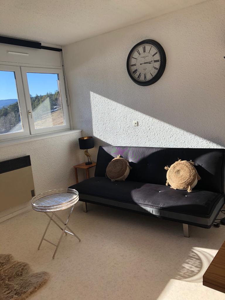 Rent in ski resort Studio sleeping corner 4 people (207T20) - Résidence les Glovettes - Villard de Lans - Living room