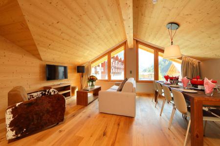 Rent in ski resort Résidence Swisspeak Resorts Zinal - Zinal - Living room