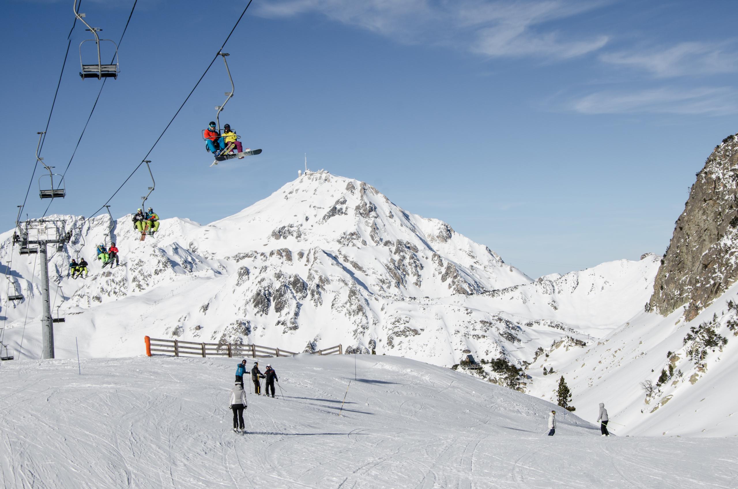 skiort Barèges/La Mongie