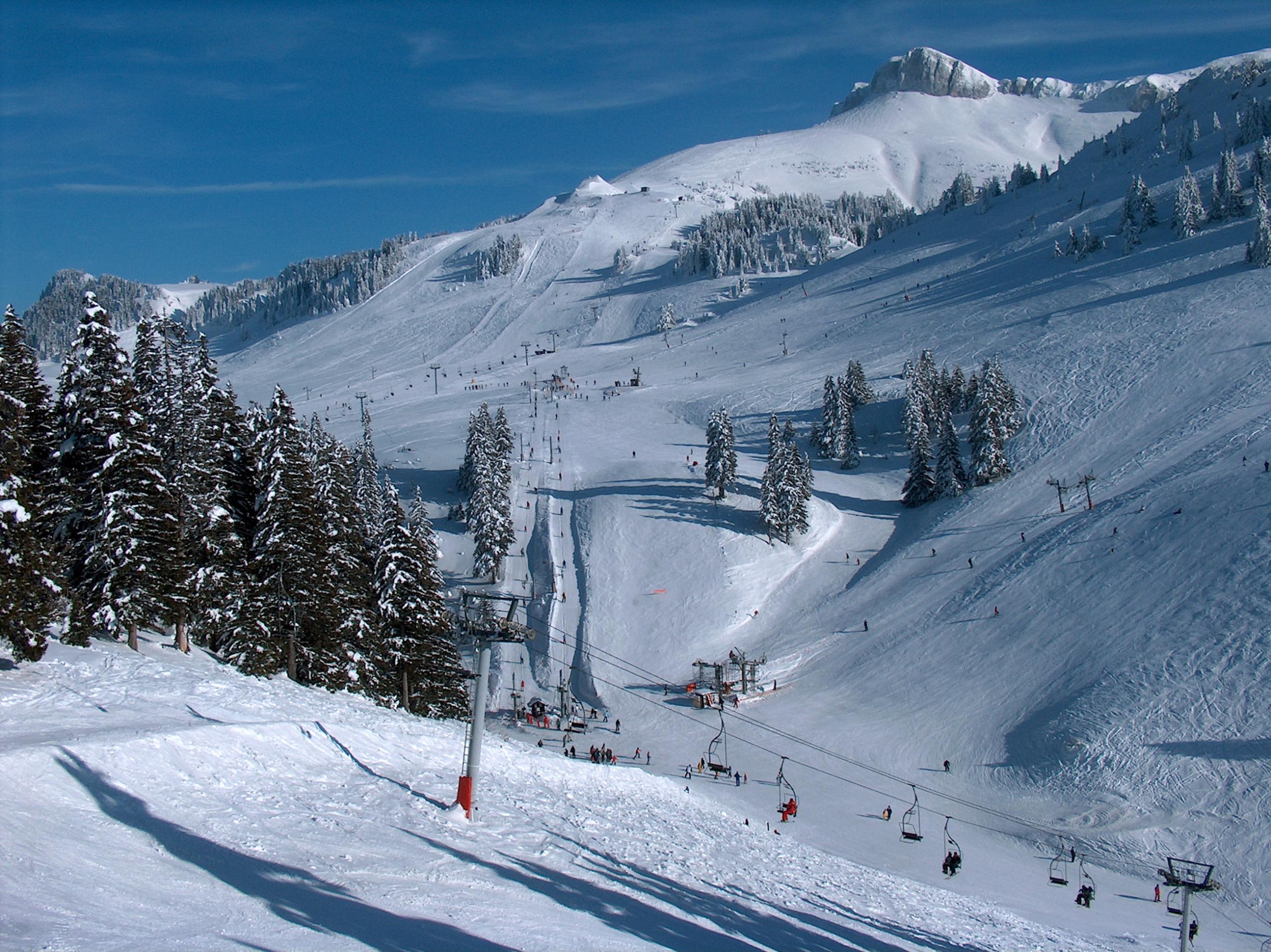 ski resort Thollon les Mémises