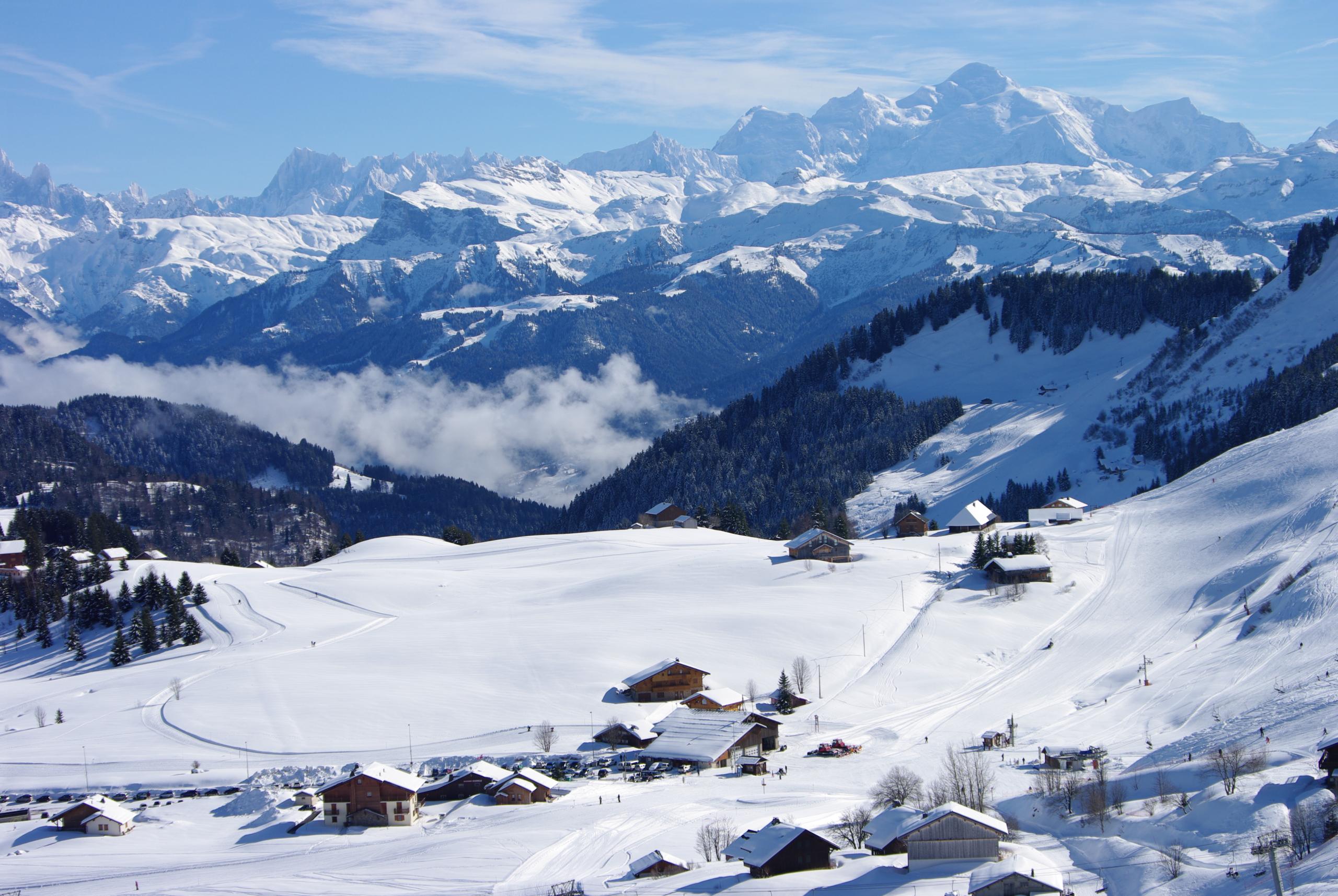 osrodek narciarski Le Praz de Lys