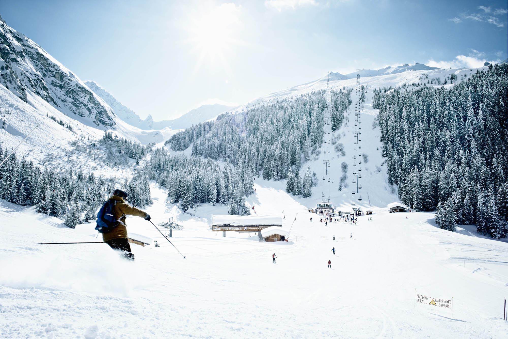 estacion esqui Courchevel